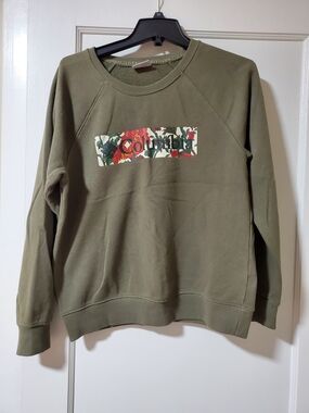 Columbia Olive Green Pullover Fleece Sweatshirt